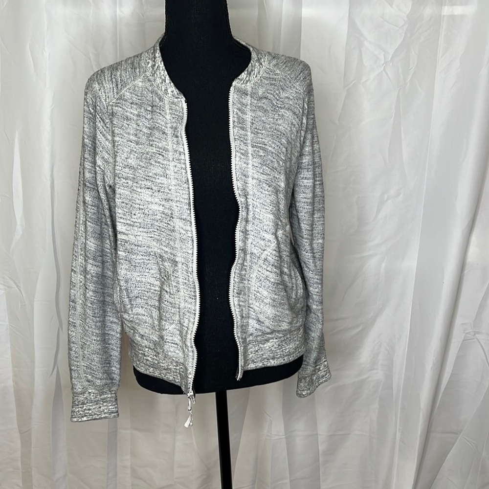Tommy Bahama Gray Zip-Up Sweatshirt size XS